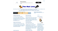 Desktop Screenshot of pianomusiclovers.com